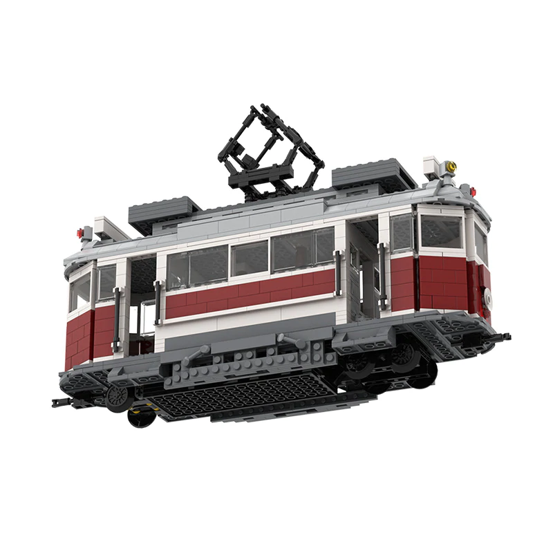 MOCBRICKLAND MOC C8050 City Tram MOCBRICKLAND MOC C8050 City Tram