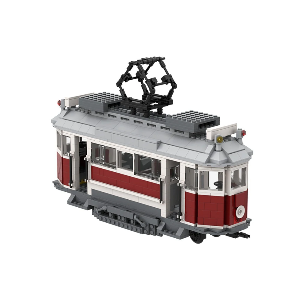 MOCBRICKLAND MOC C8050 City Tram MOCBRICKLAND MOC C8050 City Tram