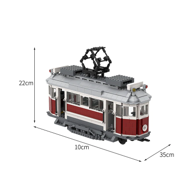 MOCBRICKLAND MOC C8050 City Tram