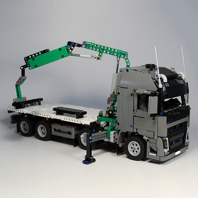 MOCBRICKLAND MOC-34643 Volvo crane truck 