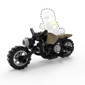 Mocbrickland Moc 103498 Minifigure Scale Motorcycle (6)