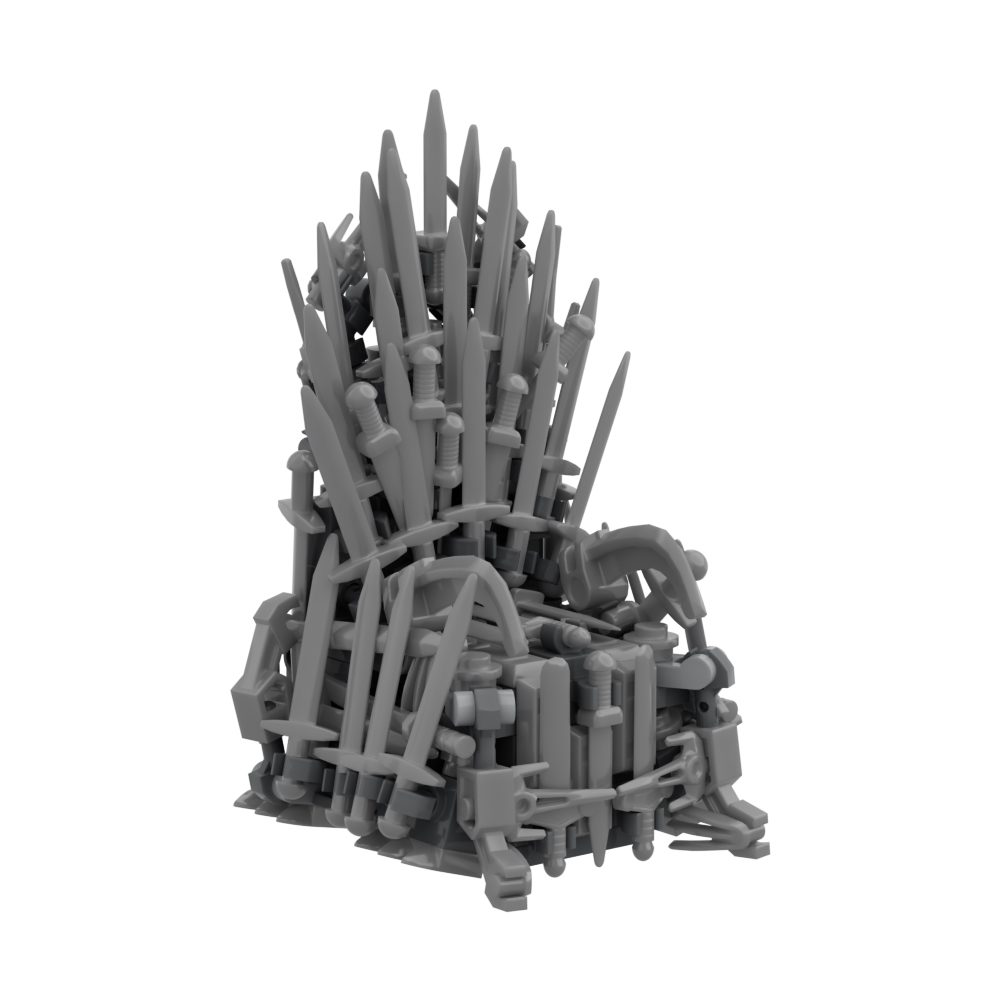 Mocbrickland Moc 34452 Iron Throne Game Of Thrones (3) Mocbrickland Moc 34452 Iron Throne Game Of Thrones (3)