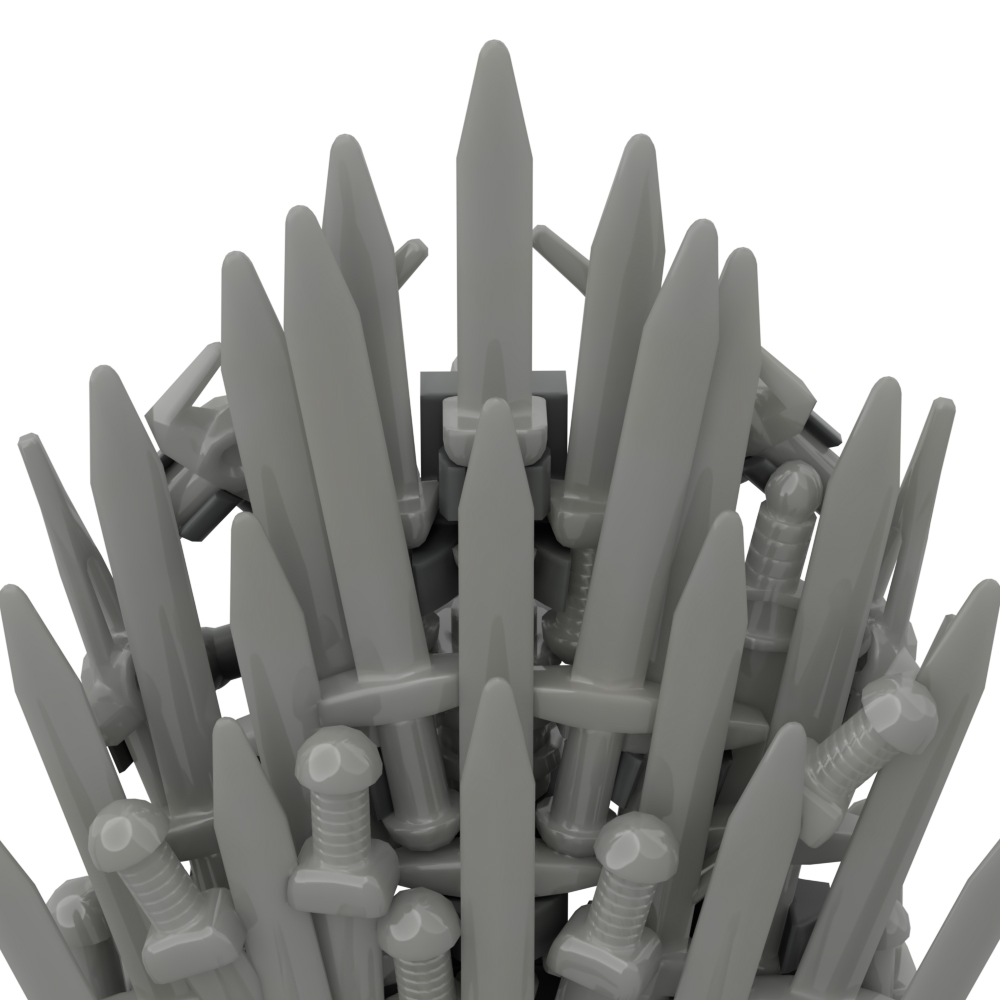 Mocbrickland Moc 34452 Iron Throne Game Of Thrones (4) Mocbrickland Moc 34452 Iron Throne Game Of Thrones (4)