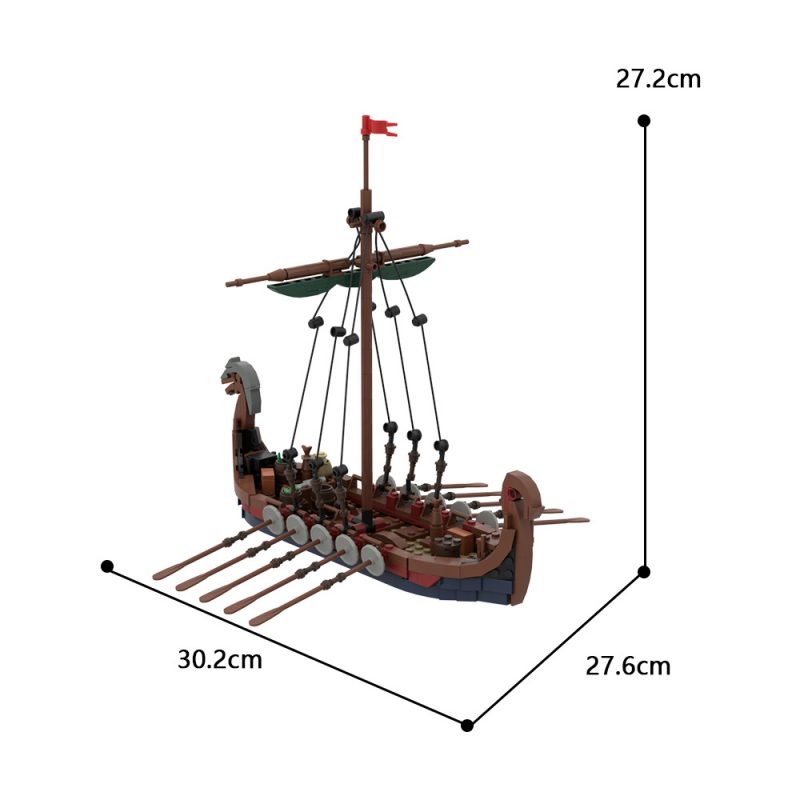 MOCBRICKLAND MOC-58275 Viking Longship