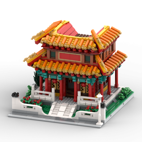 Mocbrickland Moc 67779 Chinese Temple (1)