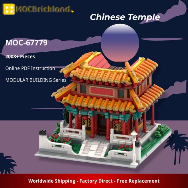 Mocbrickland Moc 67779 Chinese Temple (2)