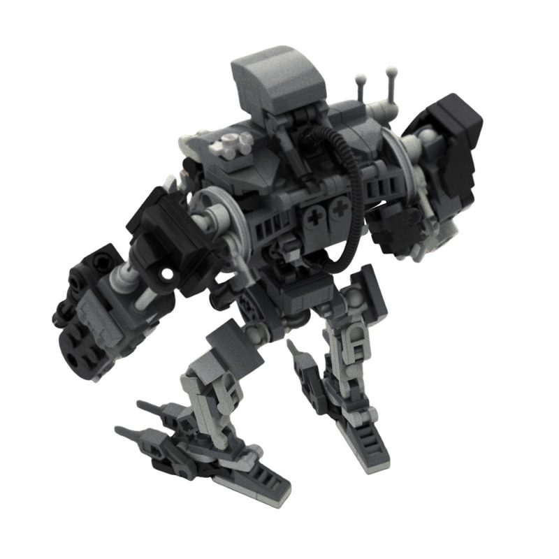 MOCBRICKLAND MOC-87785 RoboCop 2 Robo CAIN 1990