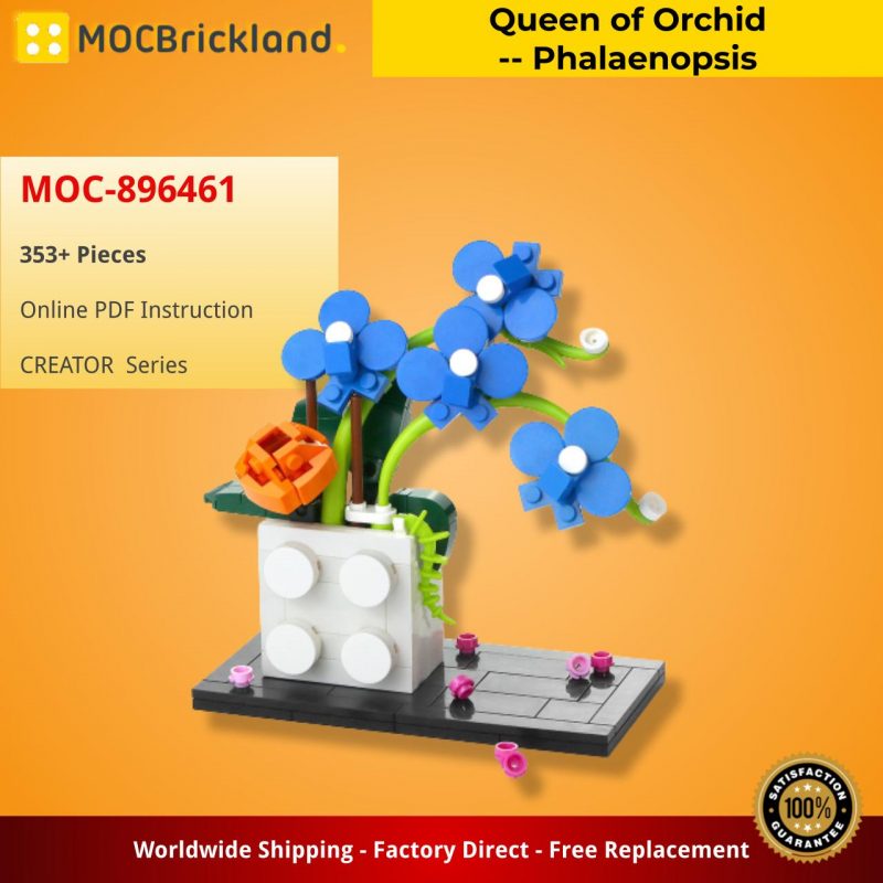MOCBRICKLAND MOC-896461 Queen of Orchid -- Phalaenopsis