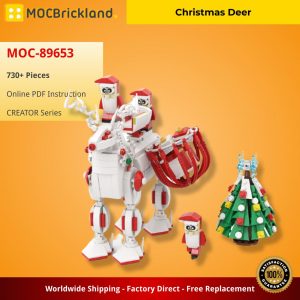 Mocbrickland Moc 89653 Christmas Deer (2)