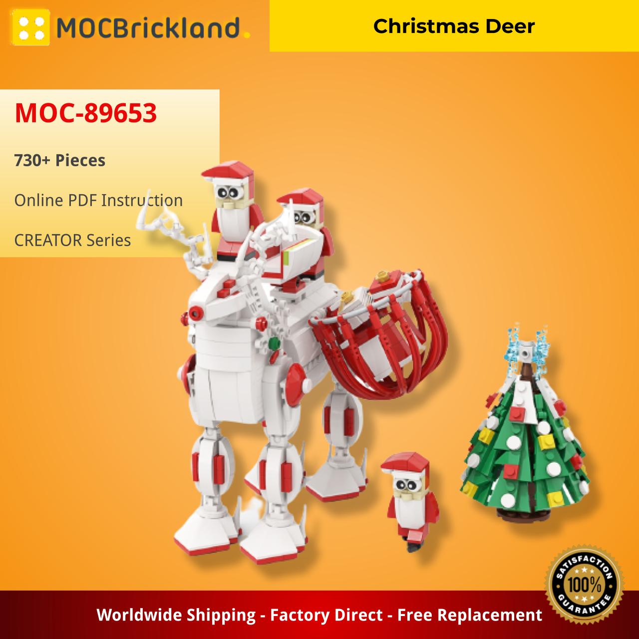 Mocbrickland Moc 89653 Christmas Deer (2) Mocbrickland Moc 89653 Christmas Deer (2)