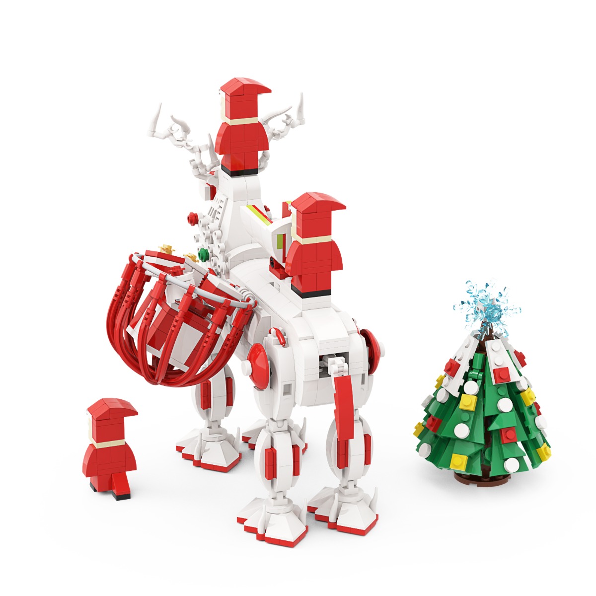 Mocbrickland Moc 89653 Christmas Deer (3) Mocbrickland Moc 89653 Christmas Deer (3)