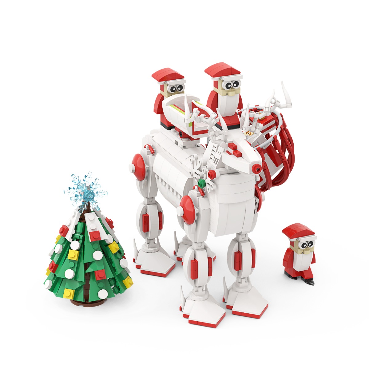 Mocbrickland Moc 89653 Christmas Deer (4) Mocbrickland Moc 89653 Christmas Deer (4)