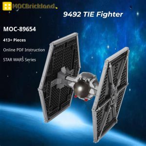 Mocbrickland Moc 89654 9492 Tie Fighter (2)