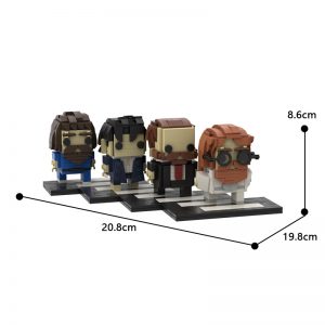 Mocbrickland Moc 89667 The Beatles Brickheadz (2)