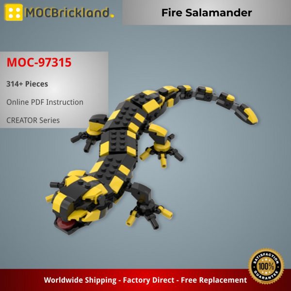 Mocbrickland Moc 97315 Fire Salamander