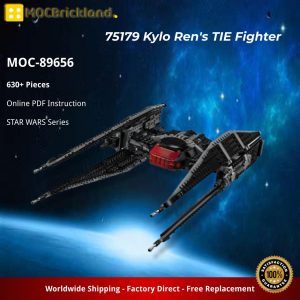 Mocbricland Moc 89656 75179 Kylo Ren's Tie Fighter (2)