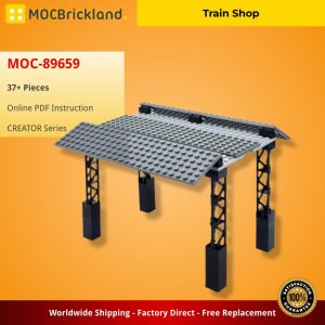 Mocbricland Moc 89659 Train Shop (2)