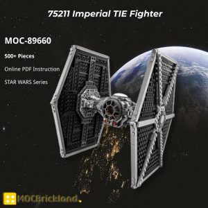 Mocbricland Moc 89660 75211 Imperial Tie Fighter (2)