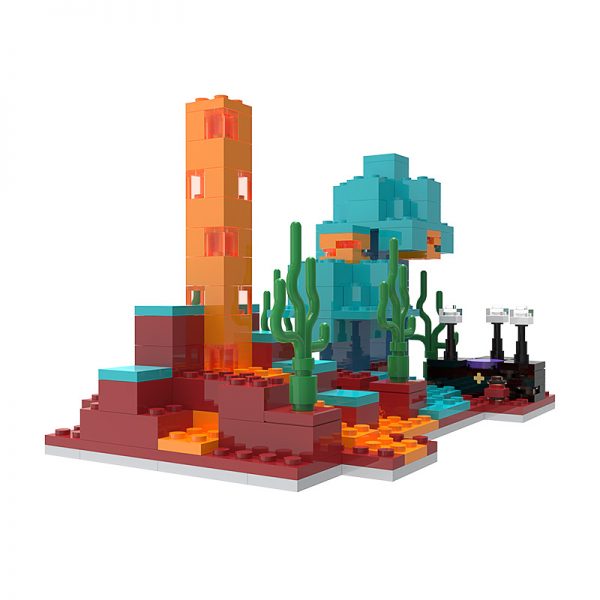 Mocbricland Moc 89662 Twisted Forest Minecraft (1)
