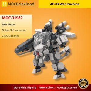 Creator Moc 31982 Af 03 War Machine Mocbrickland (2)