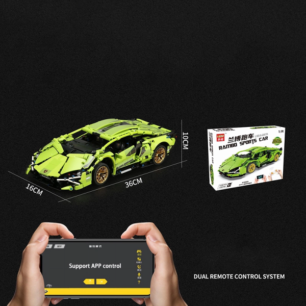 Ledo Ld0754 App Remote Control Rambo Sports Car (1)