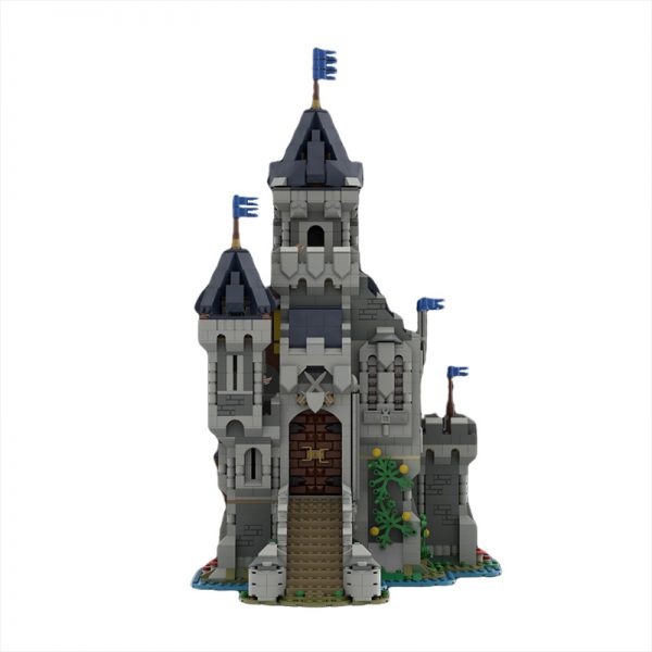 Mocbrickland Moc 101775 Black Falcon Knight's Castle (31120 Medieval Castle Alternate Build) (3)