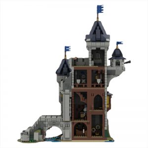 Mocbrickland Moc 101775 Black Falcon Knight's Castle (31120 Medieval Castle Alternate Build) (4)