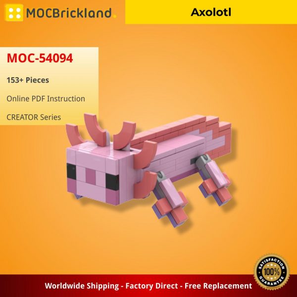 Mocbrickland Moc 54094 Axolotl