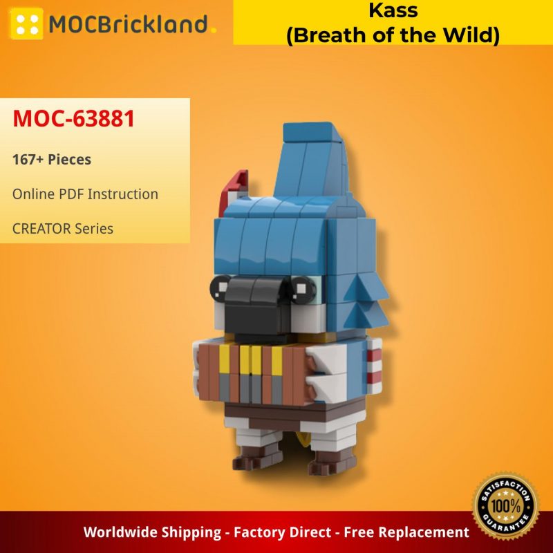 MOCBRICKLAND MOC-63881 Kass (Breath of the Wild) Brickheadz