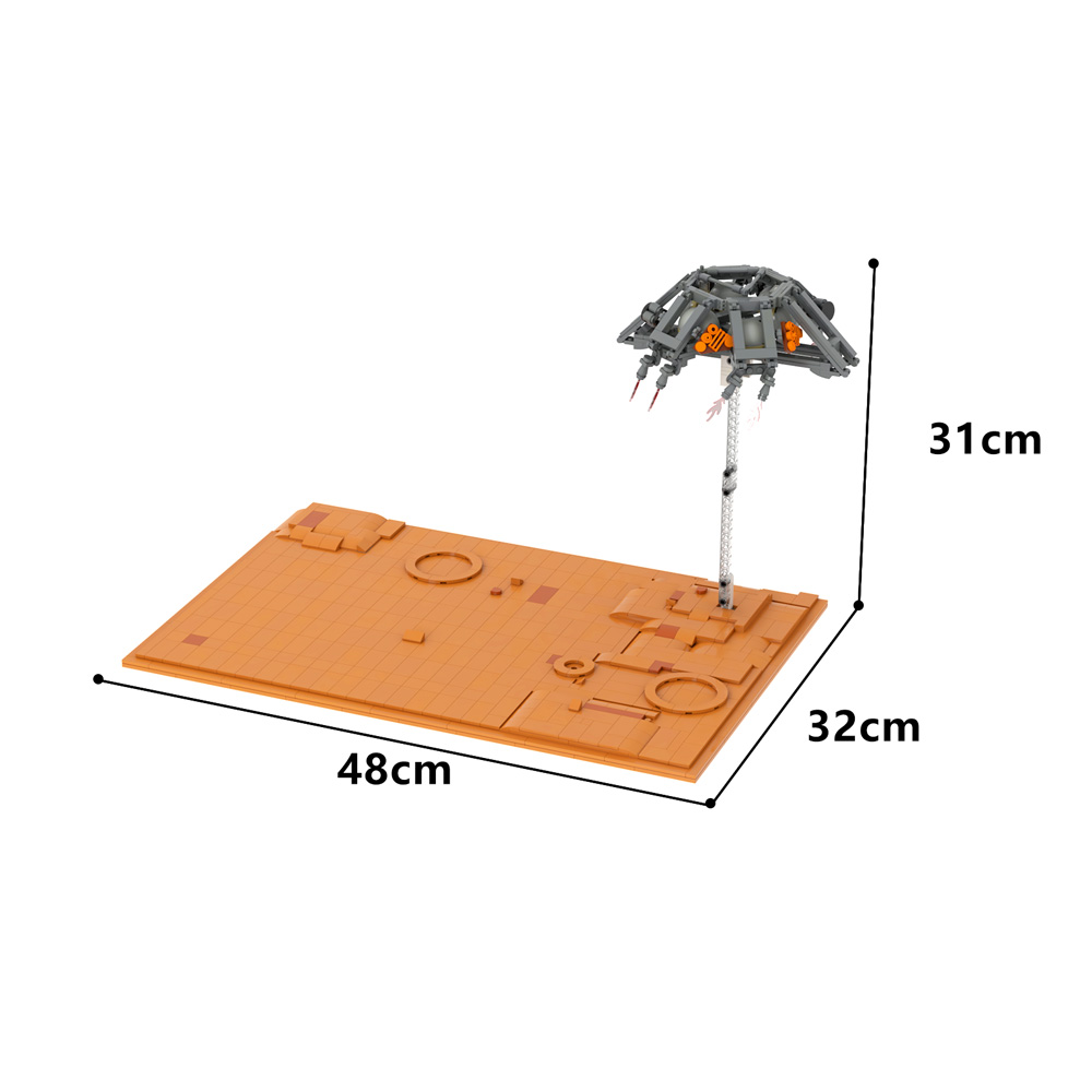 Mocbrickland Moc 89624 Perseverance Mars Surface (3) Mocbrickland Moc 89624 Perseverance Mars Surface (3)