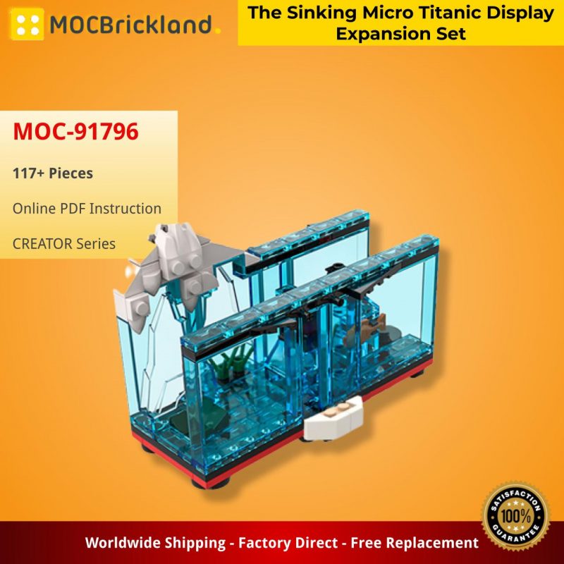 MOCBRICKLAND MOC-91796 The Sinking Micro Titanic Display Expansion Set