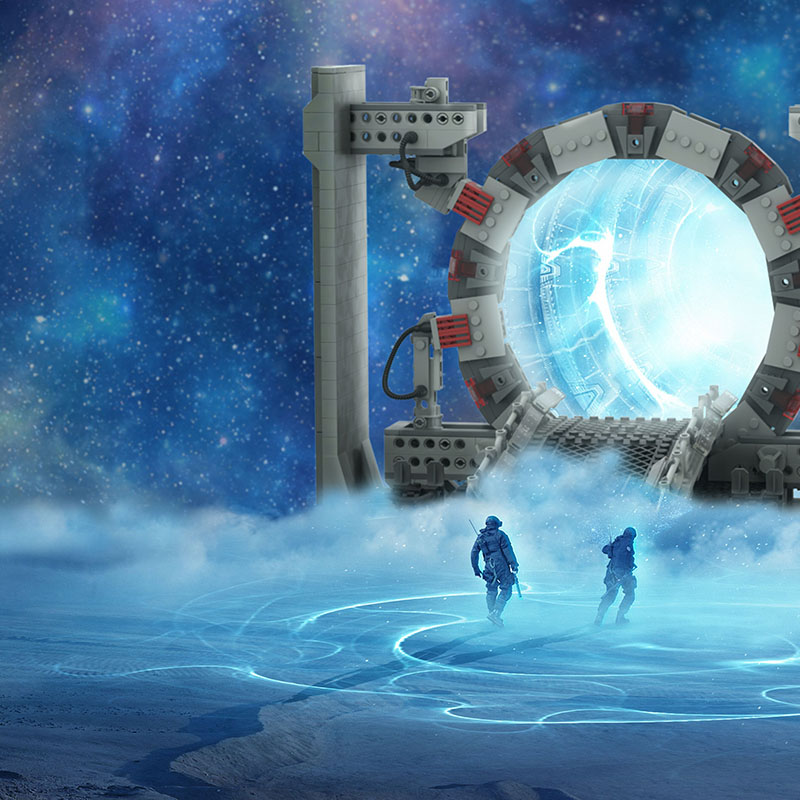 MOCBRICKLAND MOC-95538 Stargate SG-1 Gateroom