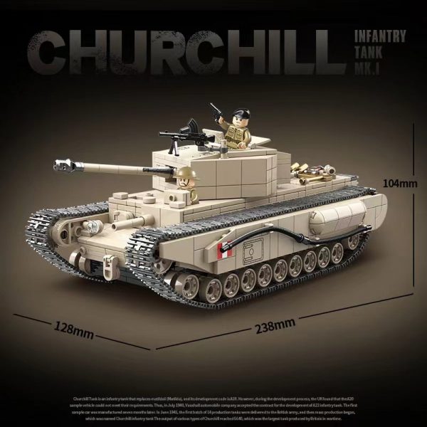 Quan Guan 100238 Churchill Mk.i Infantry Tank (4)