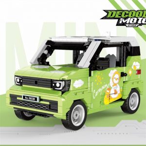 Decool 3903b Green Mini Remote Control Car (1)