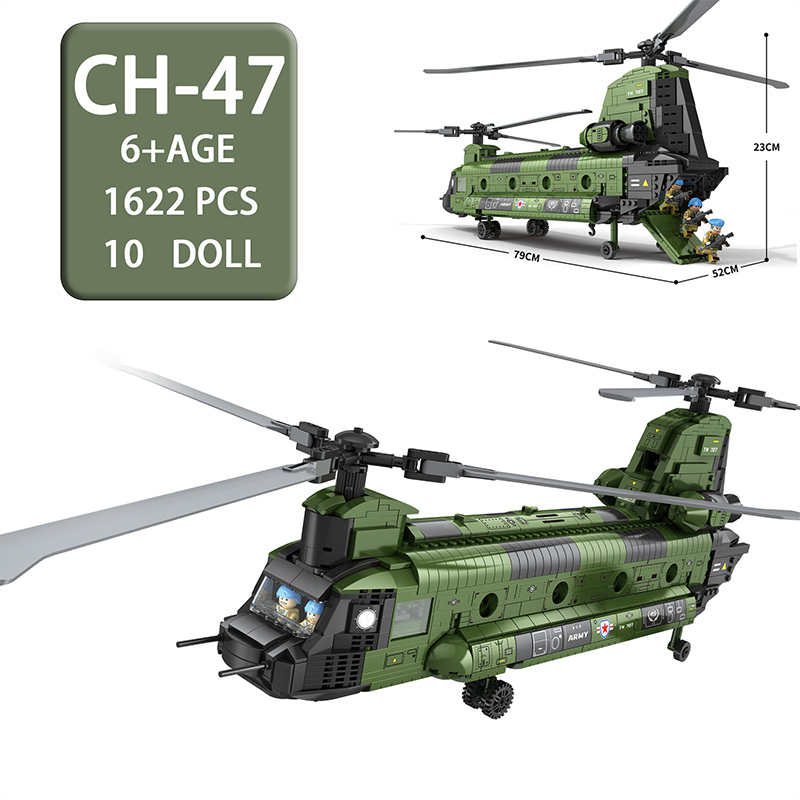 JUHANG 88017 CH-47 Transport Helicopter Chinook