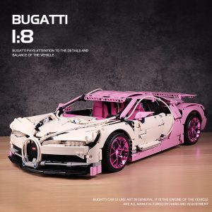 King 55665 Bugatti Pink Sports Car (2)