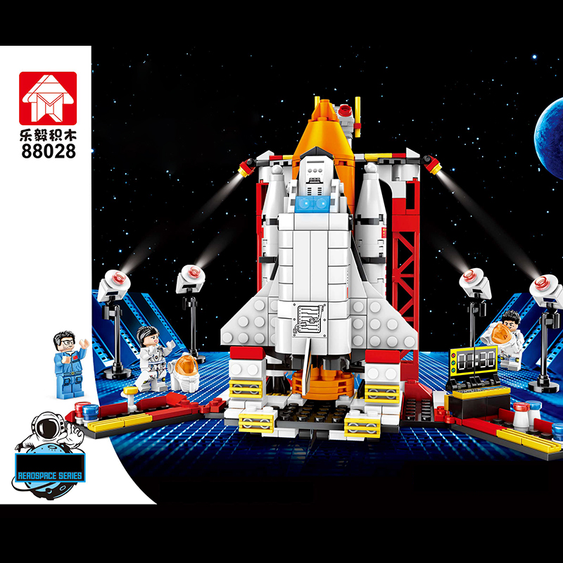 LEYI 88028 Space Dream: Spaceship Launch Base