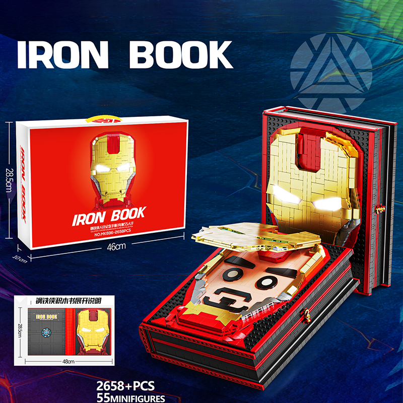 MK 696 Super Heros Iron Book