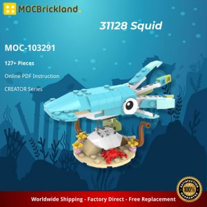 Mocbrickland Moc 103291 31128 Squid (2)