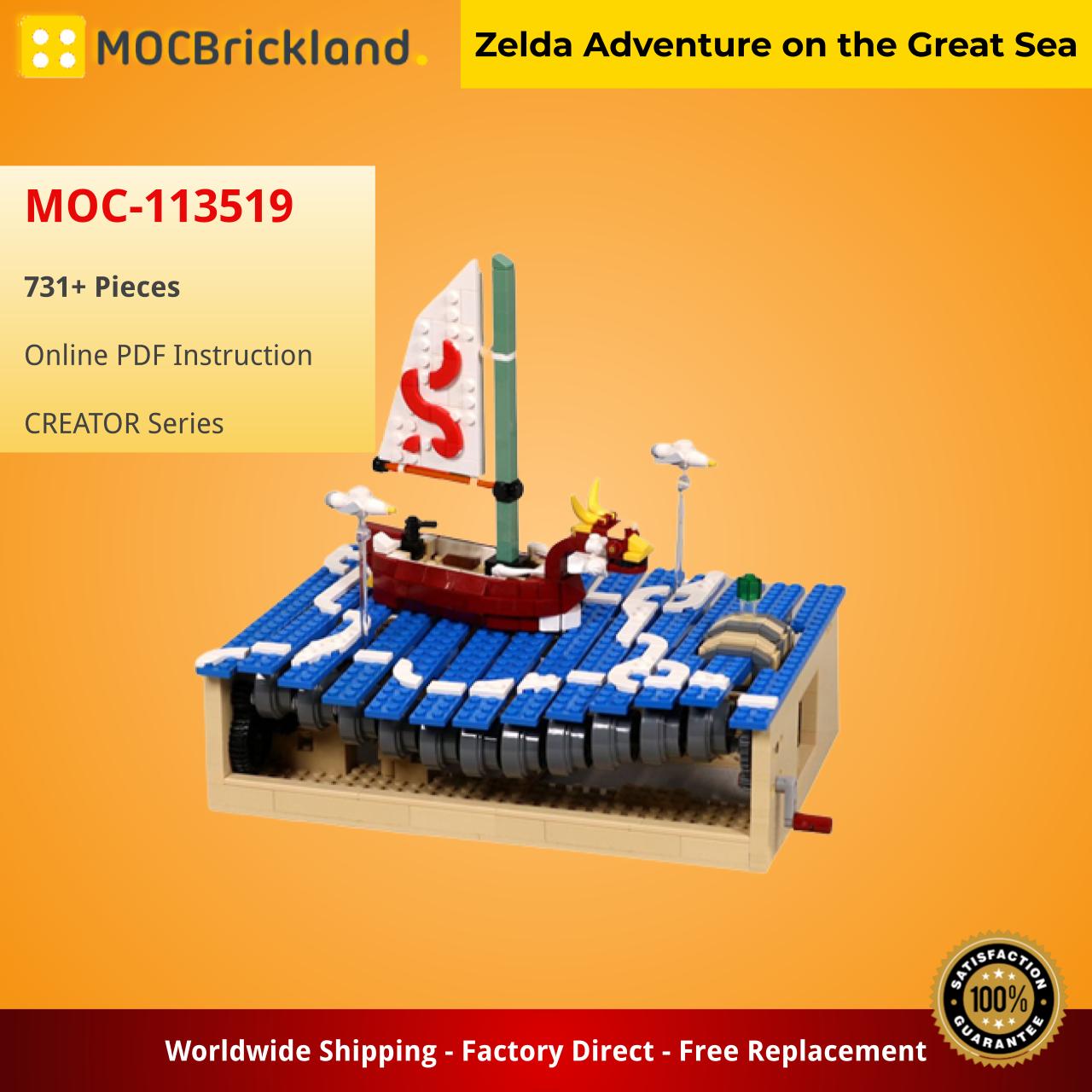 Mocbrickland Moc 113519 Zelda Adventure On The Great Sea Mocbrickland Moc 113519 Zelda Adventure On The Great Sea