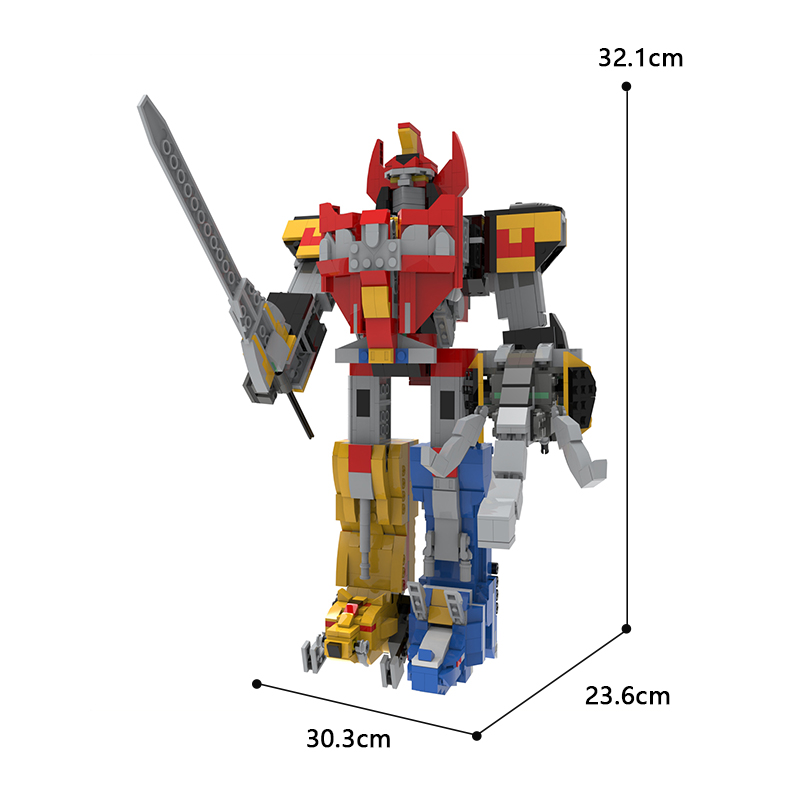 MOCBRICKLAND MOC-89605 Mighty Morphin Power Rangers