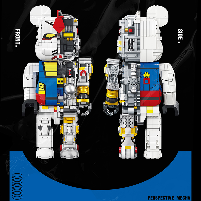 WOODEN Block 5002 Violent Bear