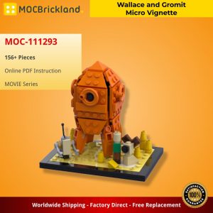 Mocbrickland Moc 111293 Wallace And Gromit Micro Vignette (2)