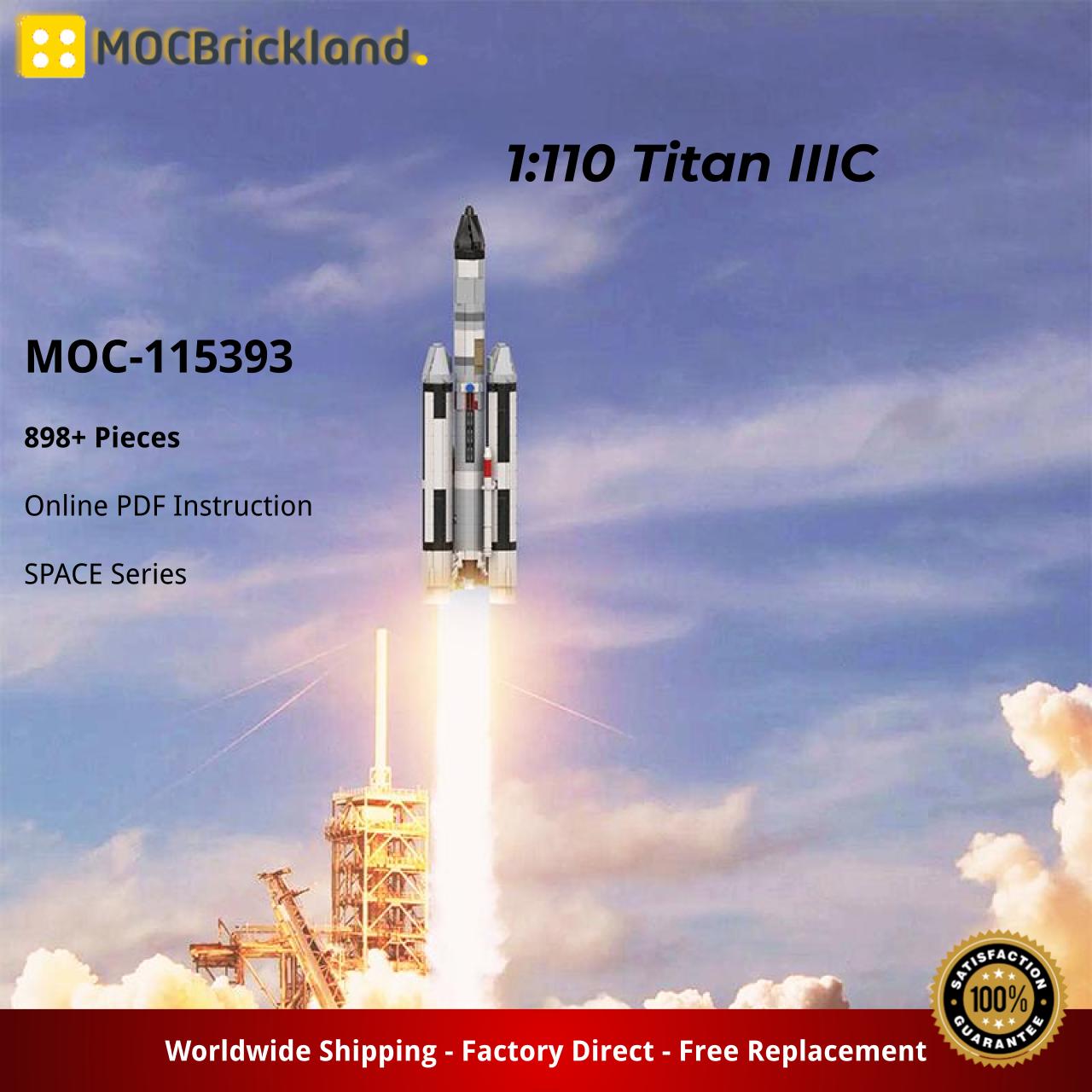 Mocbrickland Moc 115393 1110 Titan Iiic Mocbrickland Moc 115393 1110 Titan Iiic