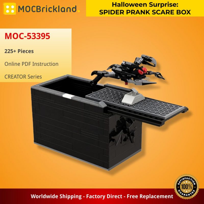 MOCBRICKLAND MOC-53395 Halloween Surprise: SPIDER PRANK SCARE BOX