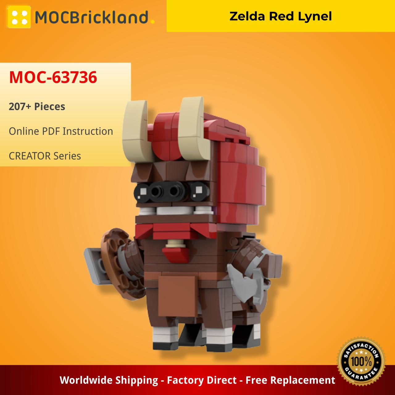 Mocbrickland Moc 63736 Zelda Red Lynel (1) Mocbrickland Moc 63736 Zelda Red Lynel (1)