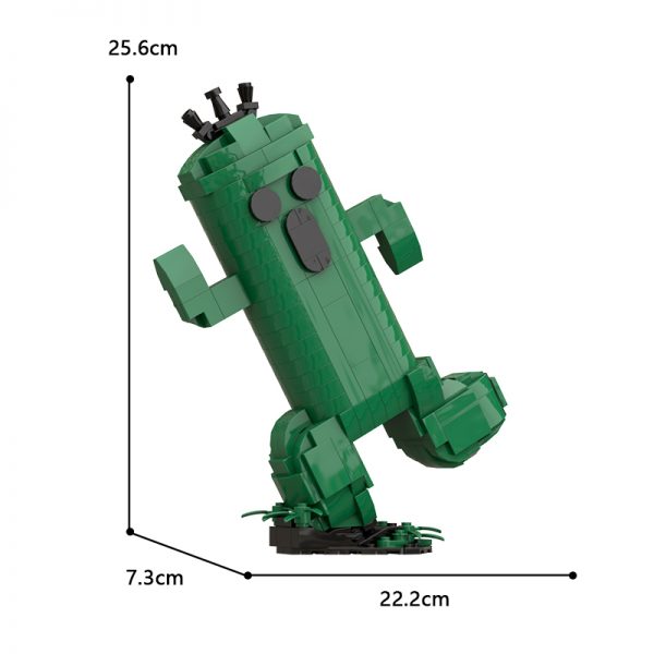 Mocbrickland Moc 89591 Final Fantasy Cactus Monster (9)