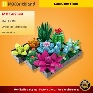 Mocbrickland Moc 89599 Succulent Plant (2)