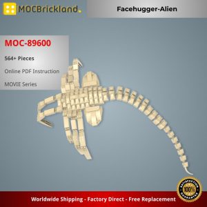 Mocbrickland Moc 89600 Facehugger Alien (2)