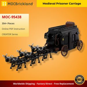 Mocbrickland Moc 95438 Medieval Prisoner Carriage